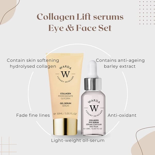 Warda Collagen Eye Serum + Gel Serum