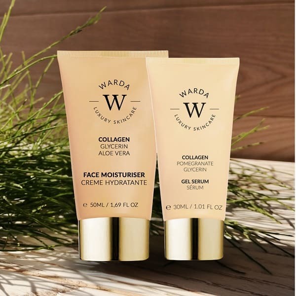 WARDA Collagen Moisturiser 50ml + Collagen Gel Serum