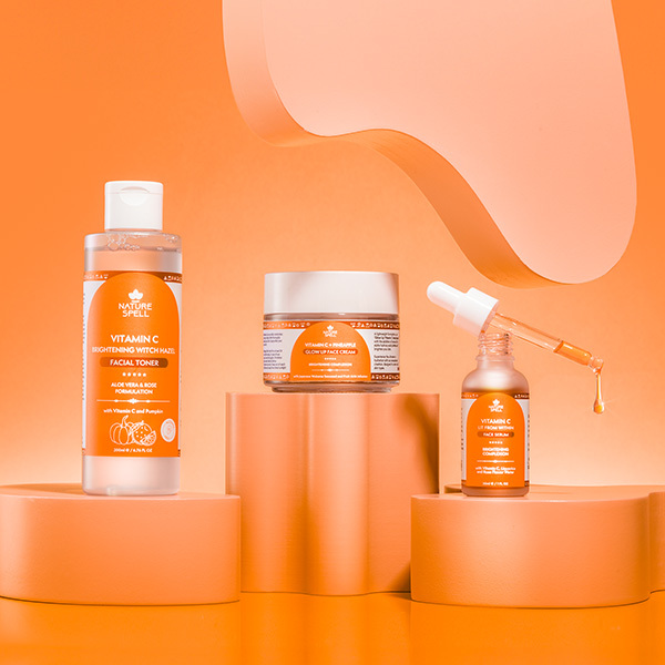 Nature Spell Vitamin C Brightening Skincare Set