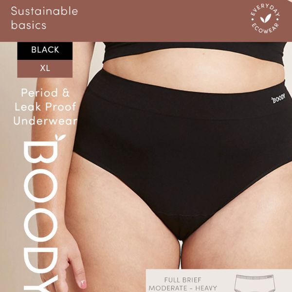 BOODY Period Proof Full Brief Medium / Heavy Flow XL