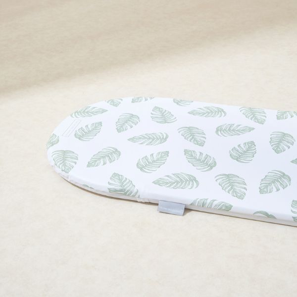 The Tiny Bed Co. Basket Changing Mat - Palm Bay (Green)