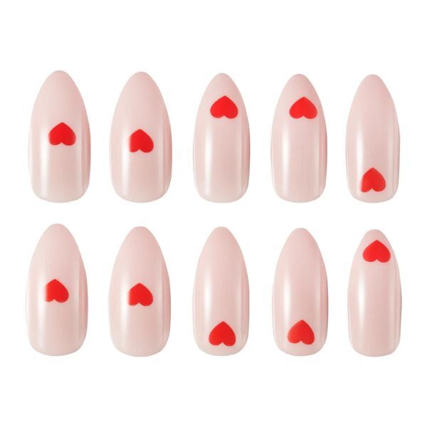 Lottie London Stay Press'D on Nails - Heart To Heart