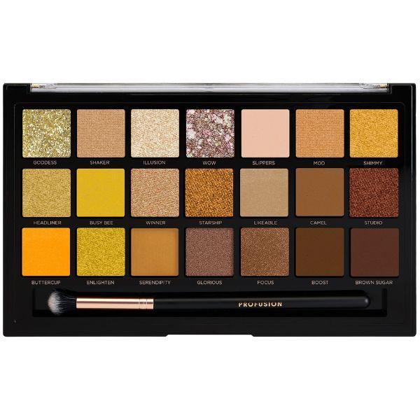 Profusion Cosmetics Gold Rush 21 Shade Eyeshadow