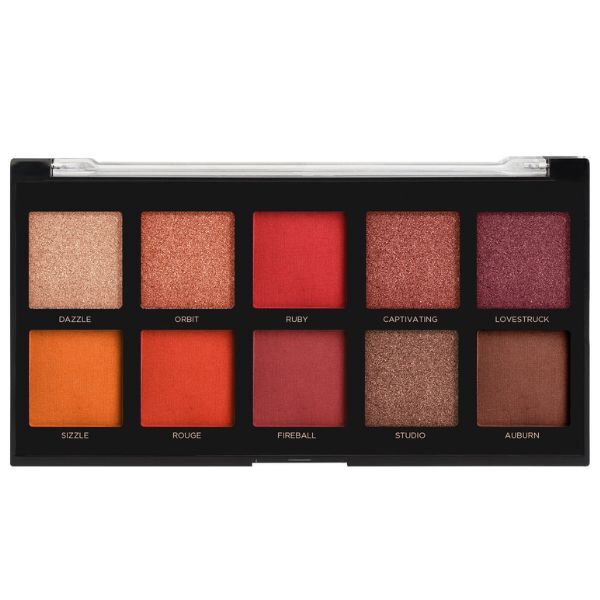 Profusion Cosmetics Rubies - 10 Shade Eyeshadow Palette