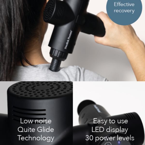 Swedish Posture Massage Gun Pro with LED Control