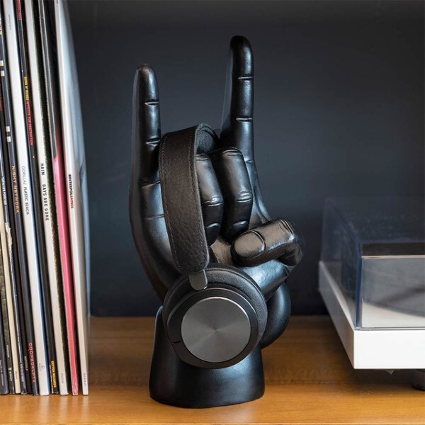 Suck UK Rock On Black Headphone Stand