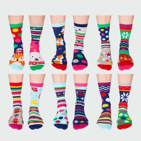 United Oddsocks Christmas Advent Calendar (Ladies)