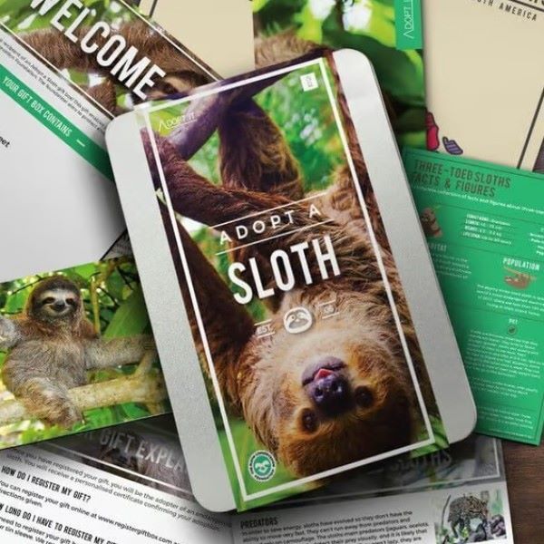 Gift Republic - Adopt a Sloth