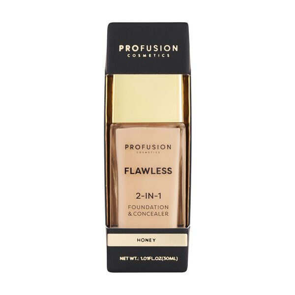 Profusion Cosmetics Flawless 2-IN-1 Foundation | Honey