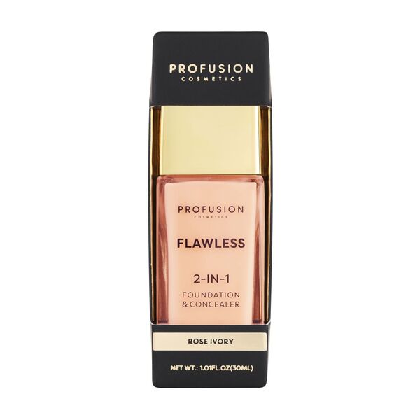 Profusion Cosmetics Flawless 2-IN-1 Foundation | Rose Ivory