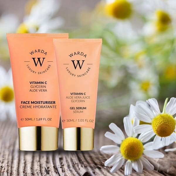 WARDA Glow Boost Vitamin C Moisturizer + Serum