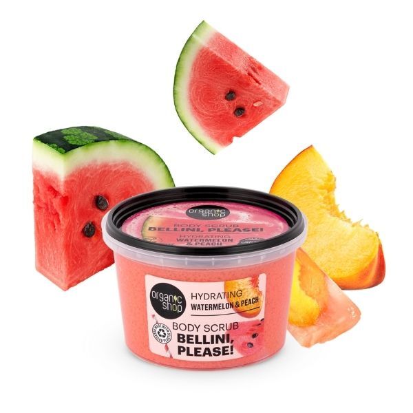 Organic Shop Bellini Please Body Scrub Watermelon & Peach