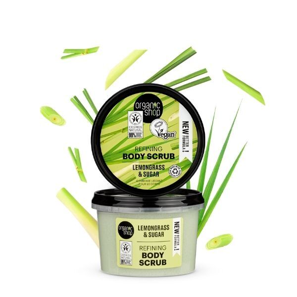 Organic Shop Refining Body Scrub Lemongrass & Sugar 250ml