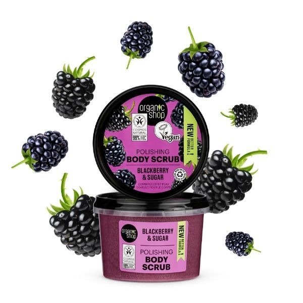 Organic Shop Polishing Body Scrub Blackberry 250ml