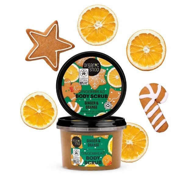 Organic Shop Gingerbread Body Scrub Ginger & Orange 250ml