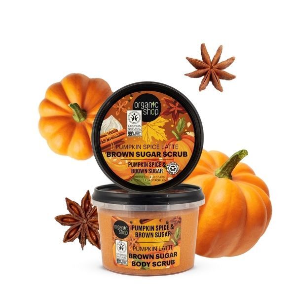 Organic Shop Pumpkin Spice Latte Brown Sugar BodyScrub 250ml