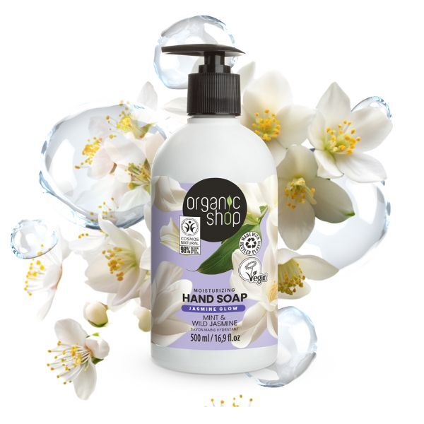 Organic Shop Moisturizing Hand Soap Mint & Jasmine 500ml