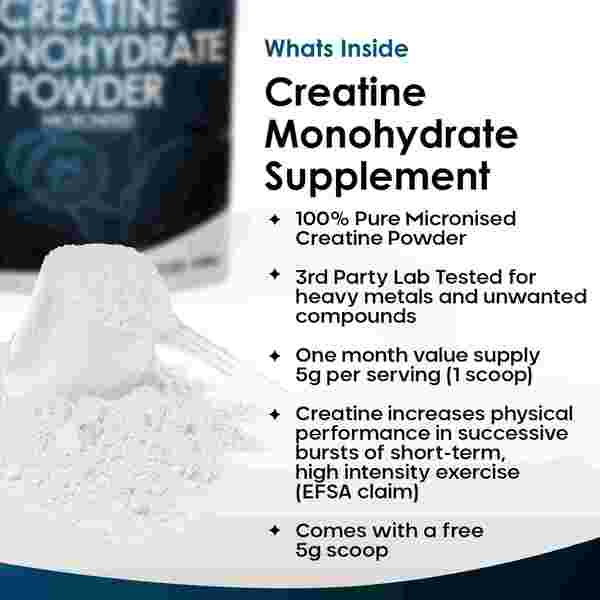 New Leaf Creatine Monohydrate Powder 150g Micronized Gym