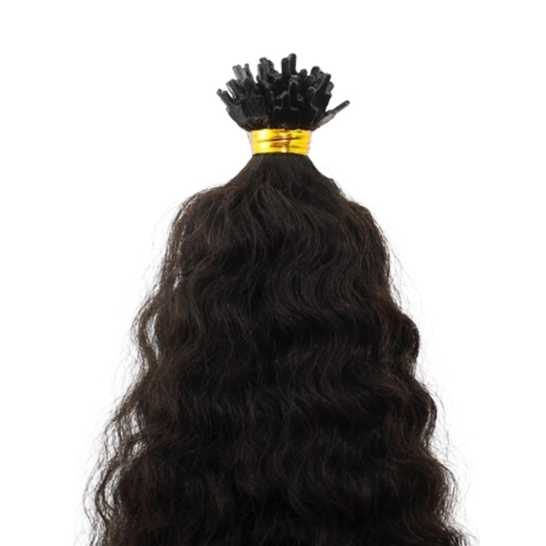 House Of Hair UK Deep Curly Ebony Flat Strands 16