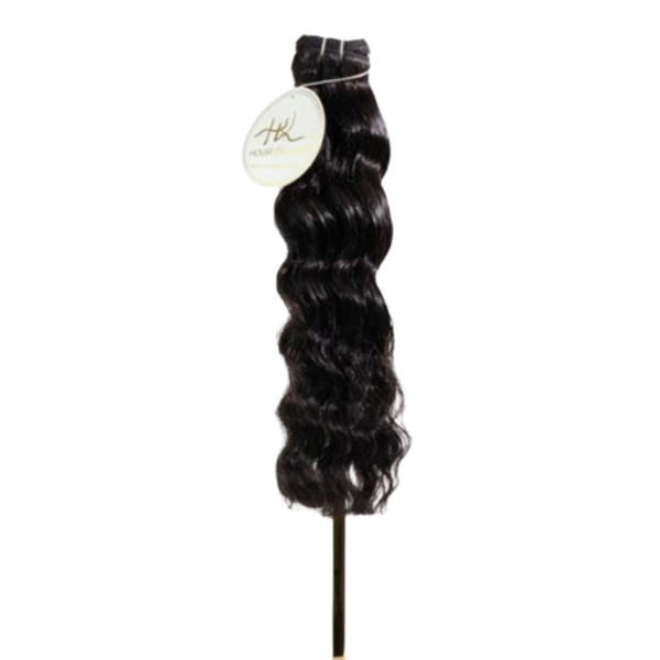 House Of Hair UK Indian Wavy Ebony Weft 16 - Bundle