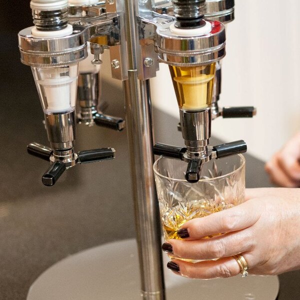 Four Bottle Bar Optic Drinks Dispenser