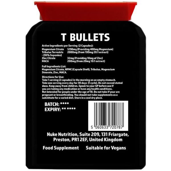 Nuke Nutrition T-Bullet Max Strehgth- 1 Tub