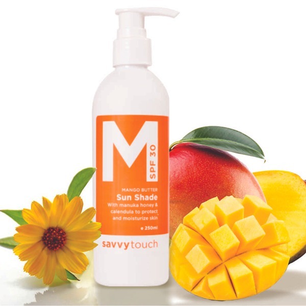 Savvy Touch Natural Sunscreen with Mango Butter SPF 30 250ml