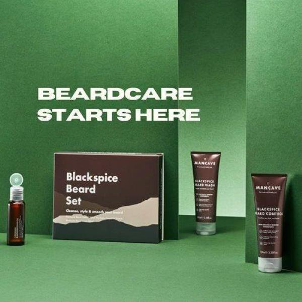 ManCave Blackspice Beard Gift Set