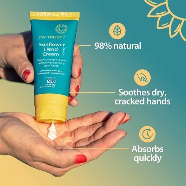 My Trusty Sunflower Hand Cream, Bergamot & Orange 100ml