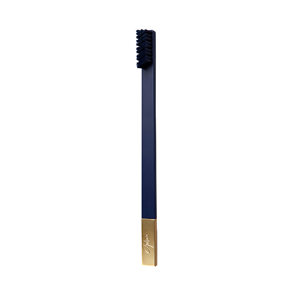 APRIORI Sapphire Blue Gold Medium Toothbrush