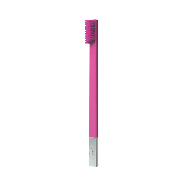 APRIORI Bubblegum Pink Silver Soft Toothbrush