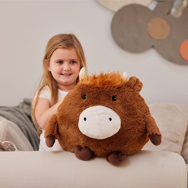 Warmies Super Sized Cushion Highland Cow