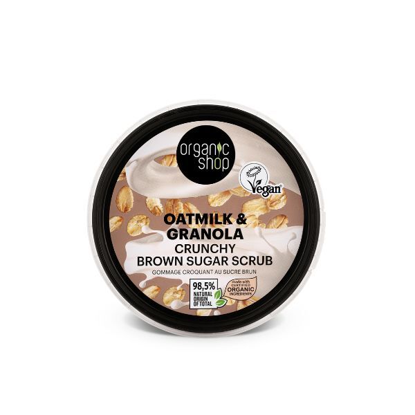 Organic Shop Oatmilk & Granola Crunchy Sugar Scrub 250ml