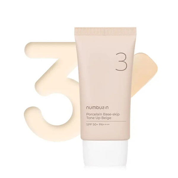 NUMBUZIN No. 3 Porcelain Base-skip Tone Up Beige 50ml