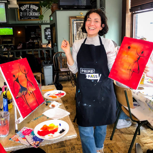 Find Me a Gift Sip and Paint Experience for Two