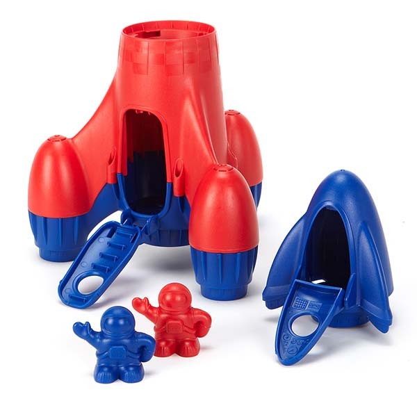 Green Toys Rocket Toy - Red/ Blue