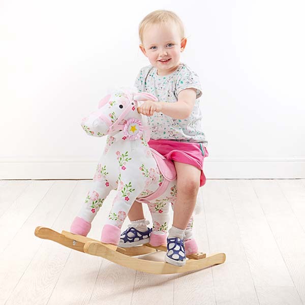 Bigjigs Toys Floral Rocking Horse