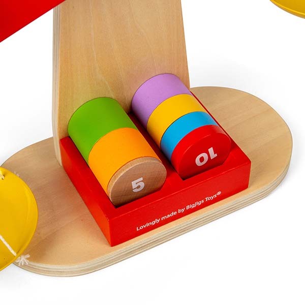 Bigjigs Toys Wooden Balancing Scales Game