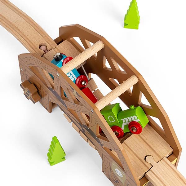 Bigjigs Rail Wooden Rickety Bridge Train Set Accessory