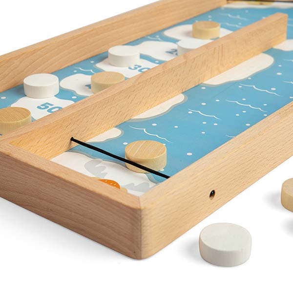 Bigjigs Toys Wooden Ice Puck Game