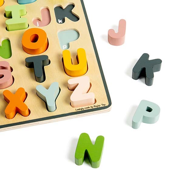 Bigjigs Toys Wooden Uppercase ABC Puzzle