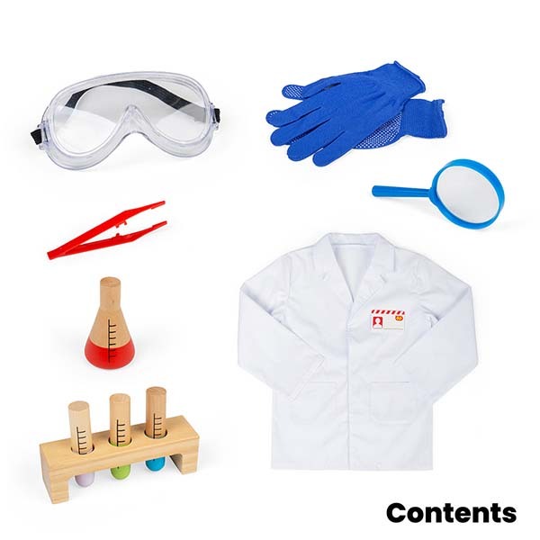 Bigjigs Toys Scientist Dress Up and Kit