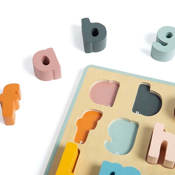 Bigjigs Toys Wooden Lowercase abc Puzzle