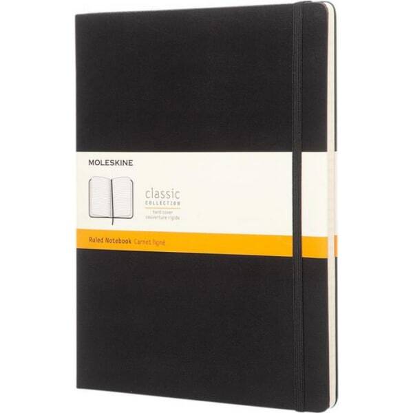 Moleskine Classic XL Hard Cover Ruled Notebook