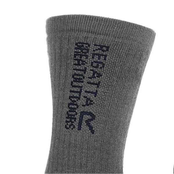 Regatta Adult Wool Hiking Boot Socks (Pack of 2) (6-8)