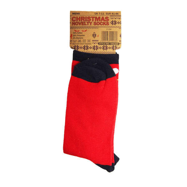 RJM Mens Christmas Novelty Socks (UK 7-11)