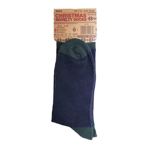 RJM Mens Christmas Novelty Socks (UK 7-11)