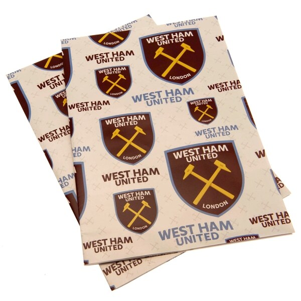 West Ham United FC Crest Gift Wrap Sheets