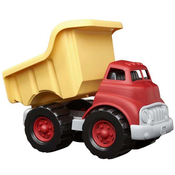 Green Toys Dumper Truck Toy - Red/ Yellow