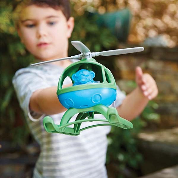 Green Toys Helicopter Toy - Blue/ Green